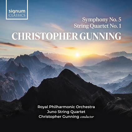 Symphony No. 5, String Quartet No. 1 - CD Audio di Christopher Gunning