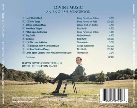 Divine Music. An English Songbook - CD Audio di Iestyn Davies - 2