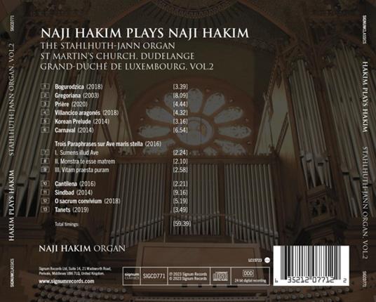 Hakim Plays Hakim Vol. 2 - CD Audio di Naji Hakim - 2