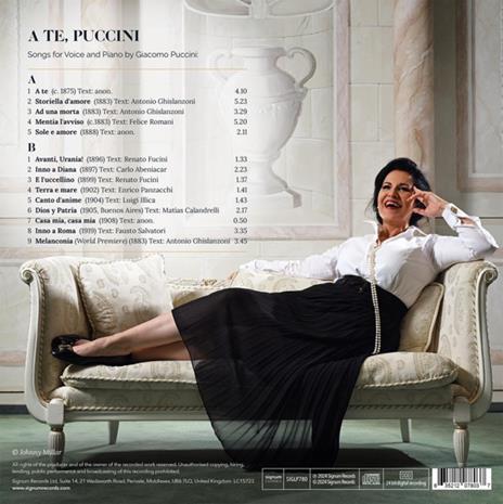 A Te, Puccini - Vinile LP di Giacomo Puccini,Angela Gheorghiu - 2