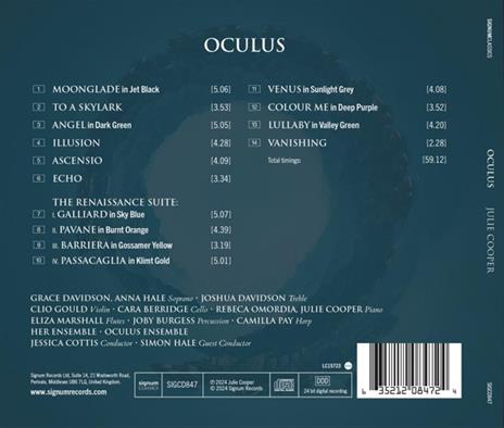 Oculus - CD Audio di Julie Cooper - 2
