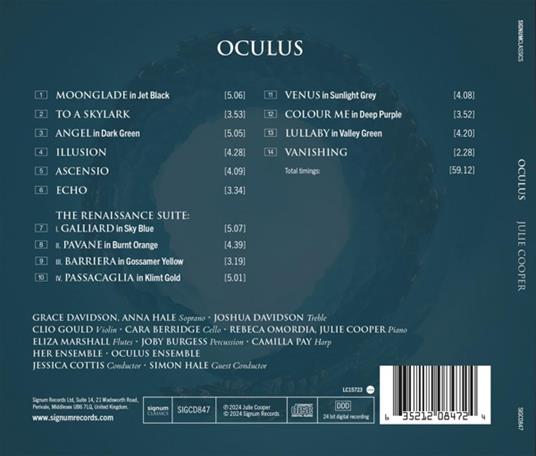 Oculus - CD Audio di Julie Cooper - 2
