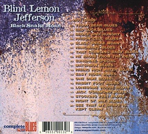 Black Snake Moan - CD Audio di Blind Lemon Jefferson - 2