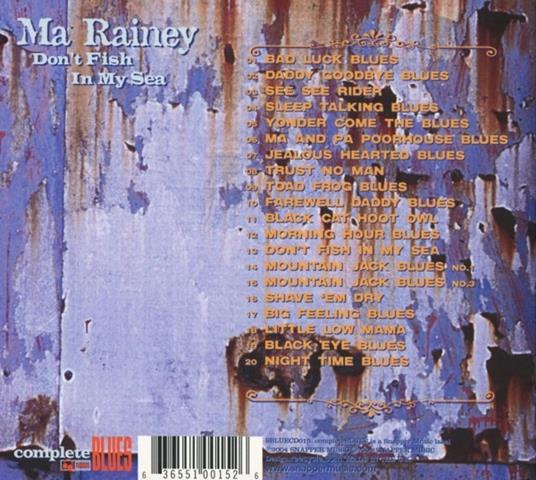 Don't Fish in My Sea - CD Audio di Ma Raney - 2