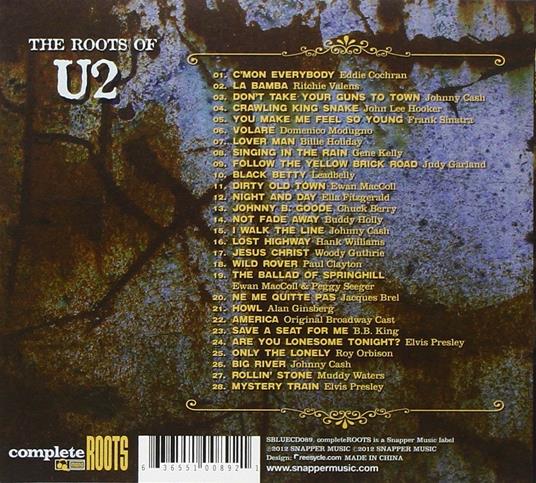 The Roots of U2 - CD Audio - 2