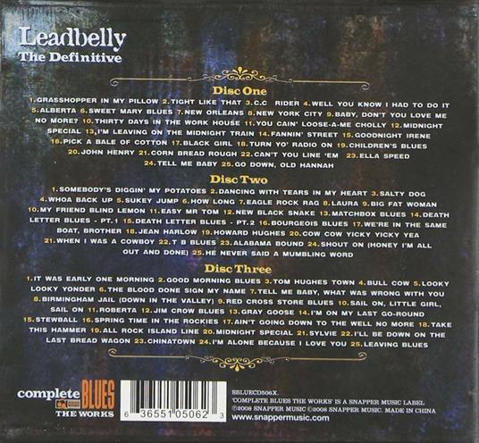 The Definitive Leadbelly - CD Audio di Leadbelly - 2