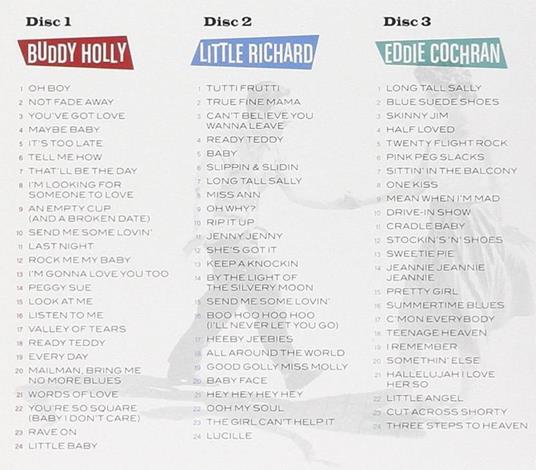 Rock 'n' Roll Legends - CD Audio di Buddy Holly,Little Richard,Eddie Cochran - 2