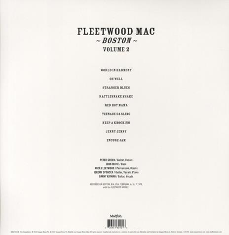 Boston vol.2 - Vinile LP di Fleetwood Mac - 2