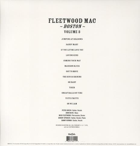 Boston vol.3 - Vinile LP di Fleetwood Mac - 2