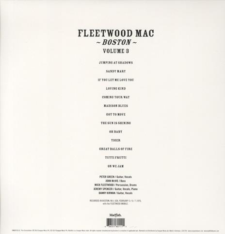Boston vol.3 - Vinile LP di Fleetwood Mac - 2