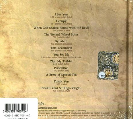 I See You - CD Audio di Gong - 2