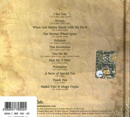 I See You - CD Audio di Gong - 2
