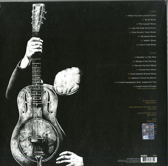 The Robert Johnson Songbook (180 gr.) - Vinile LP di Peter Green - 2