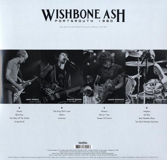 Portsmouth 1980 - Vinile LP di Wishbone Ash