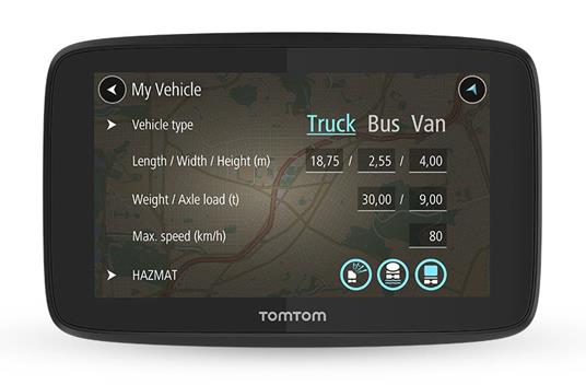 TomTom GO Professional 520 navigatore Fisso 12,7 cm (5") Touch screen Nero, Grigio