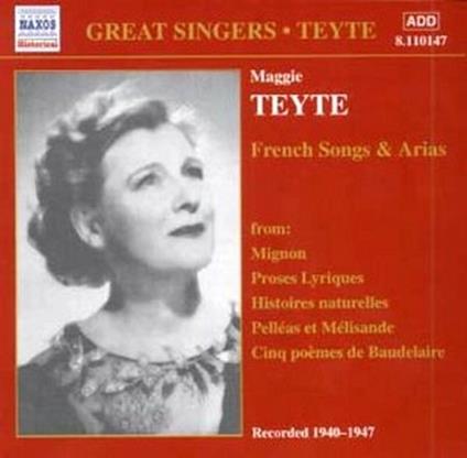 Arie e Lieder francesi - CD Audio di Maggie Teyte