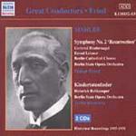 Sinfonia n.2 - Kindertotenlieder - CD Audio di Gustav Mahler,Jascha Horenstein,Orchester der Deutschen Oper Berlino