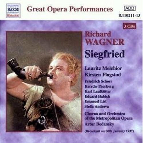 Sigfrido (Siegfried) - CD Audio di Richard Wagner,Kirsten Flagstad,Lauritz Melchior,Metropolitan Orchestra,Artur Bodanzky