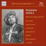 Gigli Edition vol.1 - CD Audio di Beniamino Gigli