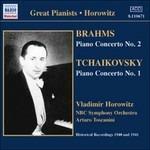 Concerto per pianoforte n.2 / Concerto per pianoforte n.1 - CD Audio di Johannes Brahms,Pyotr Ilyich Tchaikovsky,Vladimir Horowitz,Arturo Toscanini,NBC Symphony Orchestra