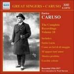 Integrale delle registrazioni vol.10 - CD Audio di Enrico Caruso