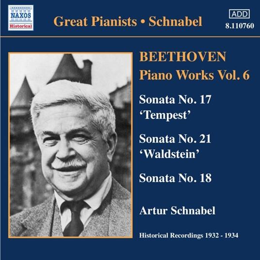Opere per pianoforte vol.6 - CD Audio di Ludwig van Beethoven,Artur Schnabel