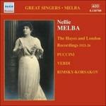 The Hayes and London Recordings 1921-1926 - CD Audio di Nellie Melba