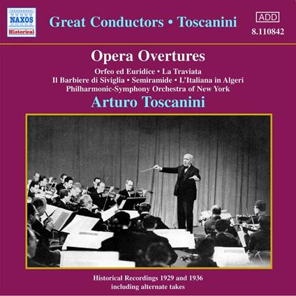 Opera Ouvertures - CD Audio di Arturo Toscanini,Philharmonic-Symphony Orchestra of New York