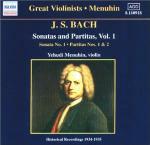 Sonate e Partite per violino vol.1 - CD Audio di Johann Sebastian Bach,Yehudi Menuhin