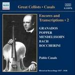 Encores and Transcriptions vol.2 - CD Audio di Pablo Casals