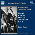 Encores and Transcriptions vol.3 - CD Audio di Pablo Casals