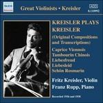 Kreisler plays Kreisler