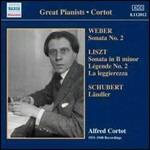 Sonate per pianoforte - CD Audio di Johannes Brahms,Franz Liszt,Franz Schubert,Carl Maria Von Weber,Alfred Cortot