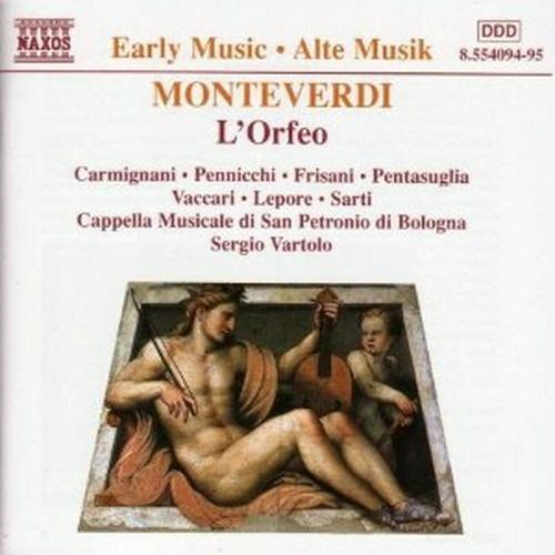 L'Orfeo - CD Audio di Claudio Monteverdi,Cappella Musicale di San Petronio di Bologna,Sergio Vartolo