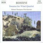 Sonate per archi trascritte per quartetto di strumenti a fiato - CD Audio di Gioachino Rossini,Michael Thompson Wind Quintett