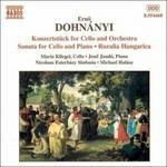 Sonata X Vlc, Konzertstuck X Vlc e Orchestra, Ruralia Hungarica - CD Audio di Erno Dohnanyi,Michael Halasz