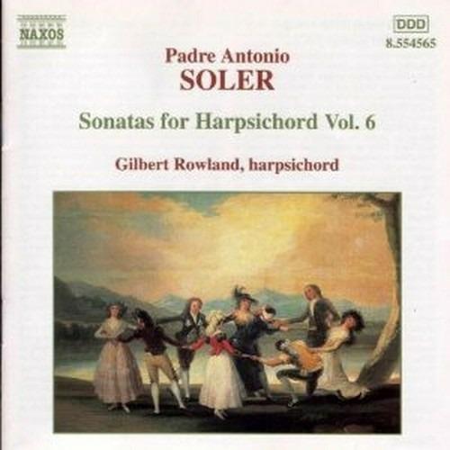 Sonate per clavicembalo vol.6 - CD Audio di Antonio Soler,Gilbert Rowland