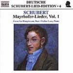 Deutsche Schubert Lied Edition vol.4: Mayrhofer Lieder vol.1 - CD Audio di Franz Schubert