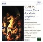 Grande Messe des Morts, Symphonie a 17 Parties - CD Audio di François-Joseph Gossec,Diego Fasolis