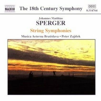 Sinfonie per archi - CD Audio di Johannes Mathias Sperger
