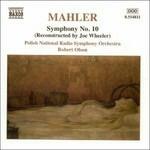 Sinfonia n.10 (Wheeler Version 1966 edita da Robert Olson) - CD Audio di Gustav Mahler,Robert Olson,Polish National Radio Symphony Orchestra
