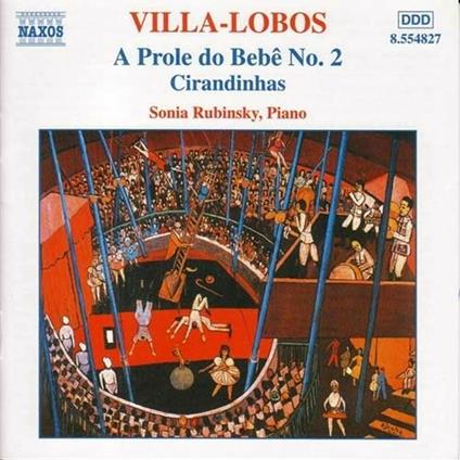 Musica per pianoforte vol.2 - CD Audio di Heitor Villa-Lobos,Sonia Rubinsky