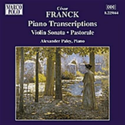 Trascrizioni per pianoforte - CD Audio di César Franck