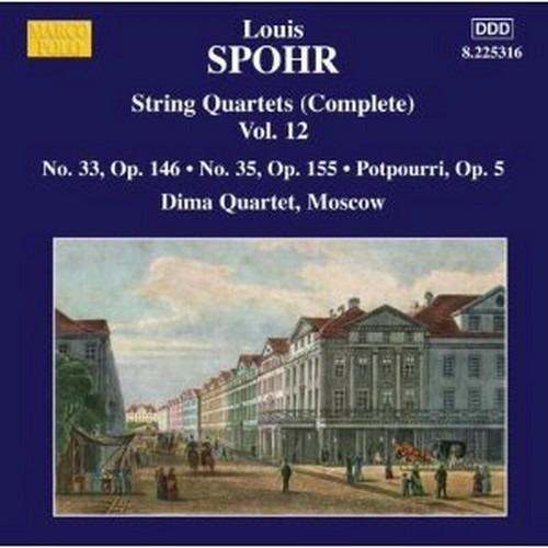 Quartetti per archi vol.12 - CD Audio di Louis Spohr