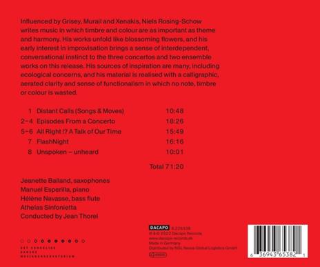 A Talk Of Our Time - CD Audio di Niels Rosing-Schow - 2