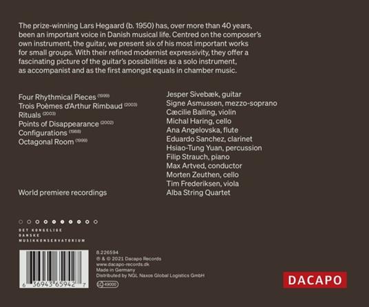Octagonal Room - CD Audio di Lars Hegaard - 3