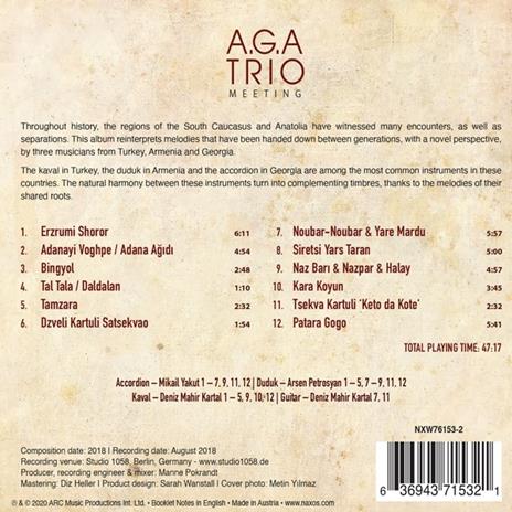 Meeting - CD Audio di AGA Trio - 2
