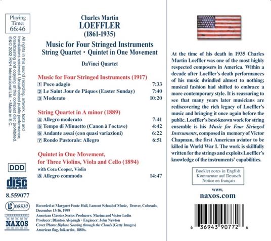 Musif for Four Stringed Instruments - CD Audio