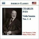 Sonate per violino n.1, n.2, n.3, n.4 - CD Audio di Charles Ives
