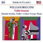 Sonate per violino - CD Audio di William Bolcom